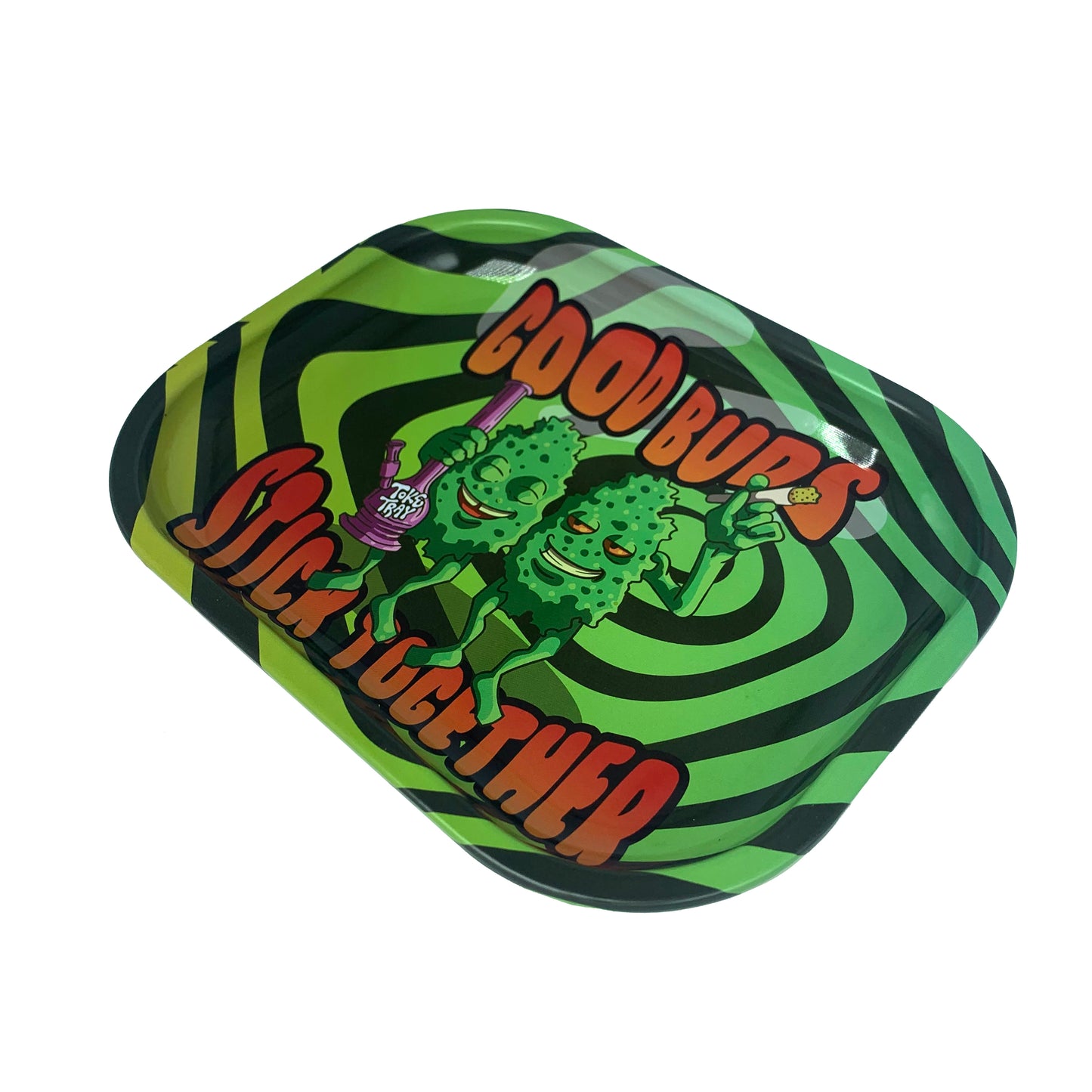 Best Buds Rolling Tray Set | With Pink Grinder and Raw Rolling Papers