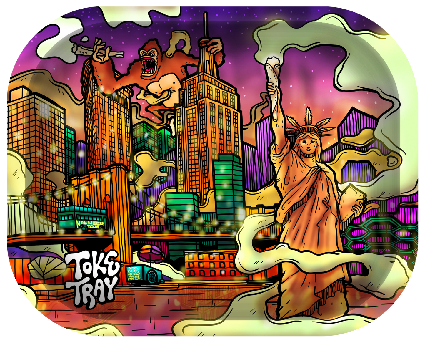 New York Rolling Tray