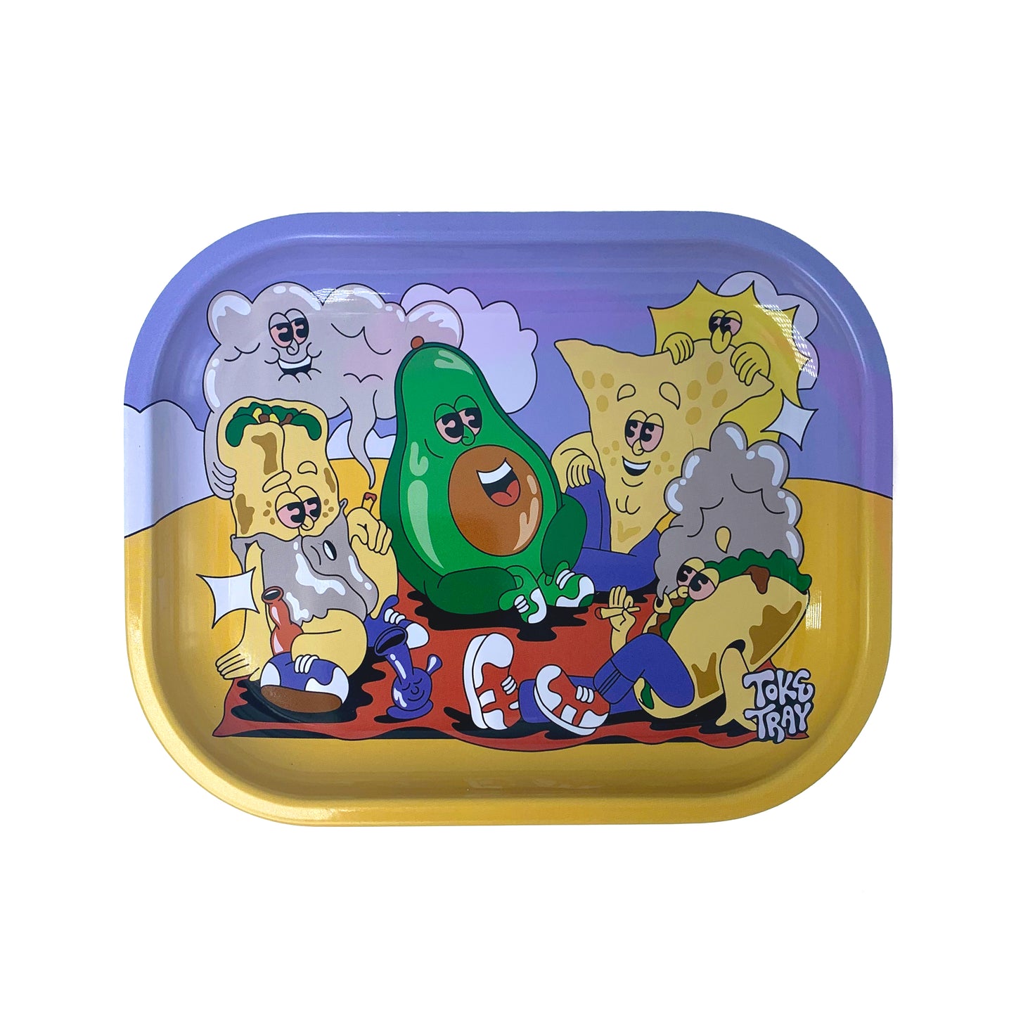 Taco Tuesday Rolling Tray Set | With Grinder and Raw Rolling Papers