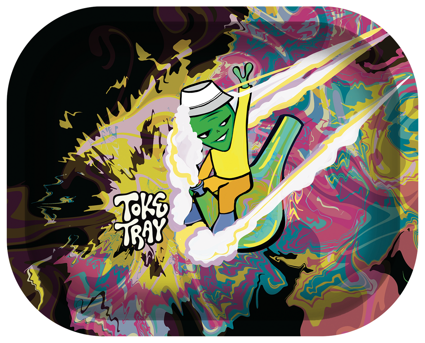 Trippy Alien Rolling Tray