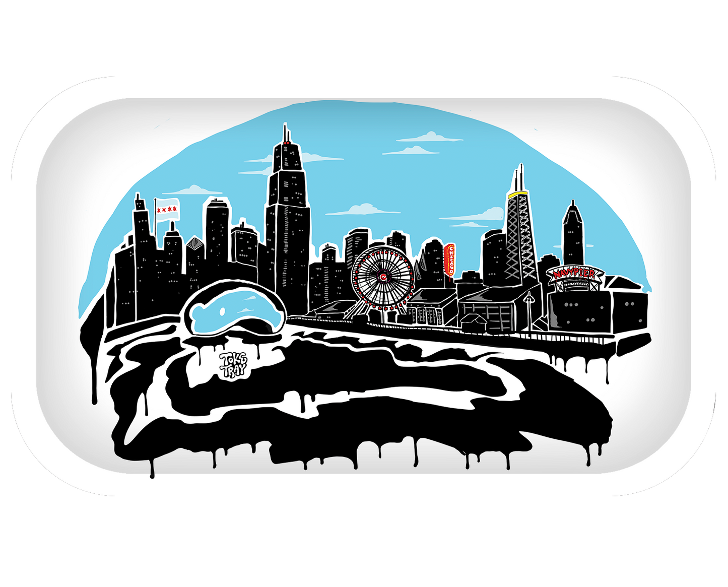 Chicago Rolling Tray