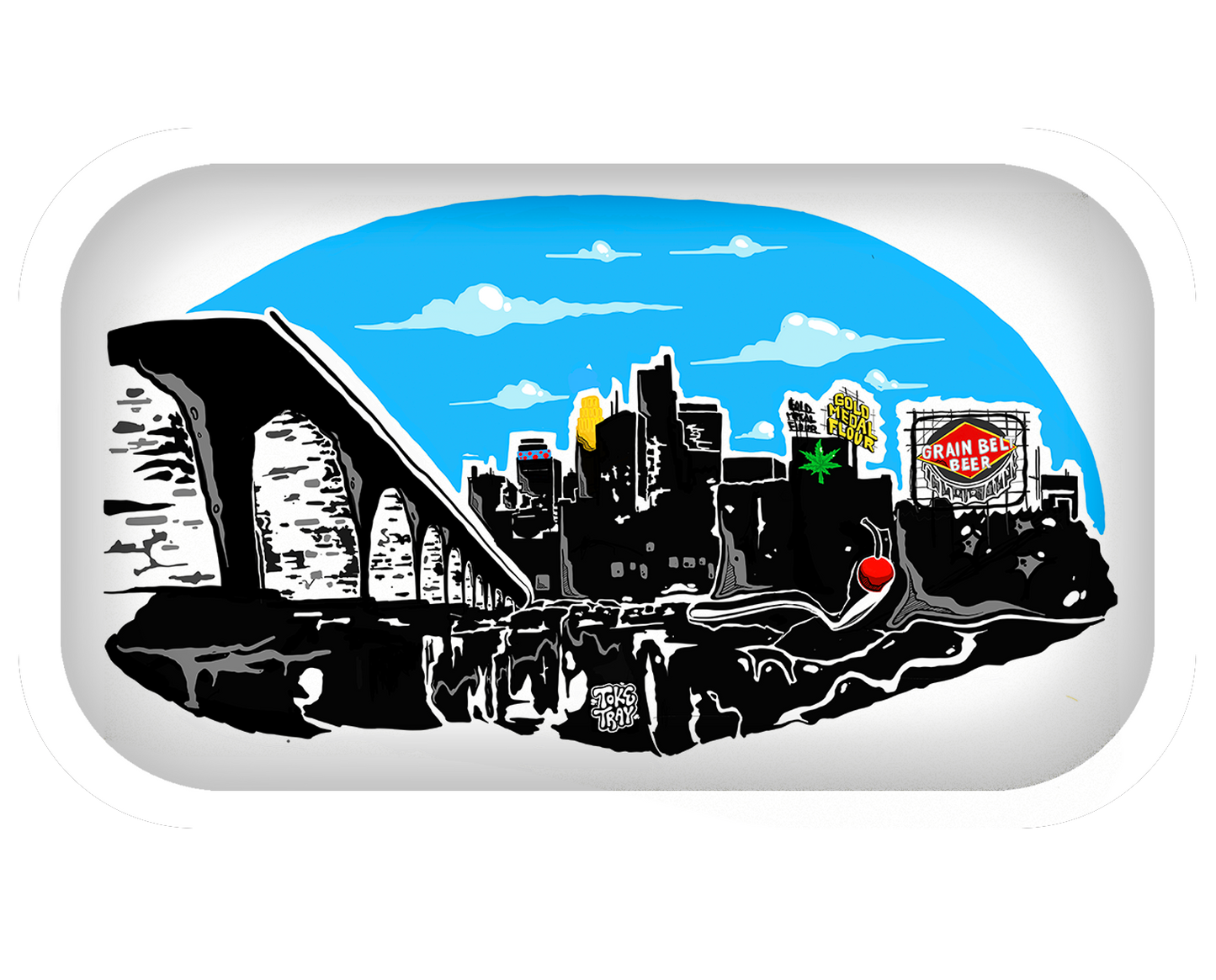 Minneapolis Rolling Tray