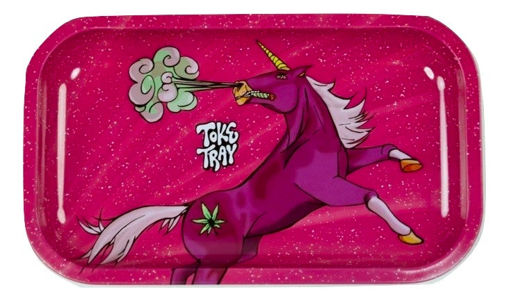 Pink Unicorn Rolling Tray