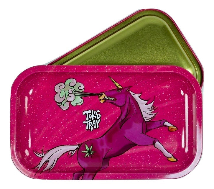 Pink Unicorn Rolling Tray