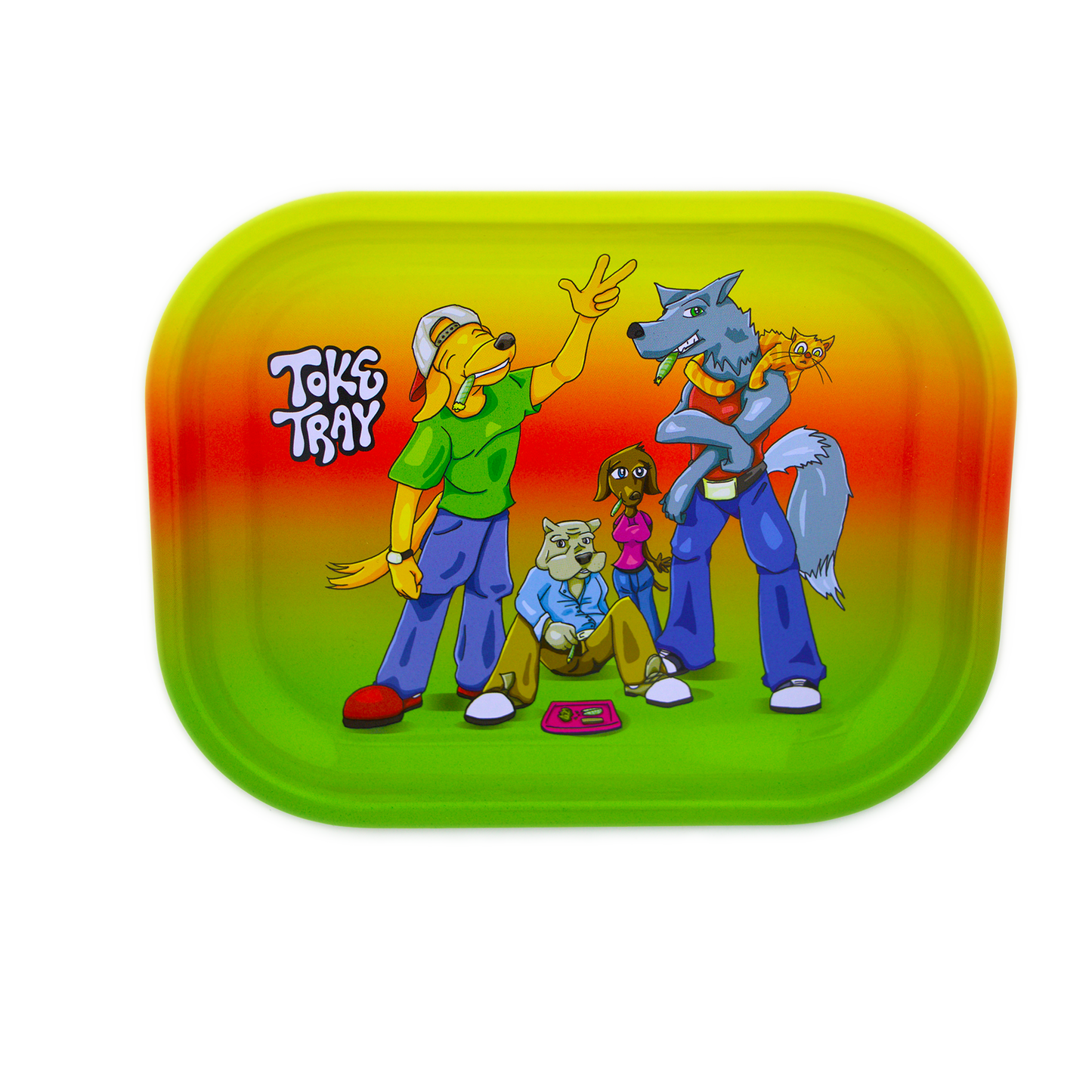 Smoking Dogs Rolling Tray
