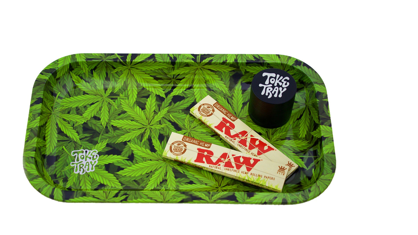Weed Leaf Rolling Tray